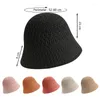 Bérets creux femmes chapeaux de paille Crochet chapeau seau Protection Uv pare-soleil plage femmes visières dames casquette d'été