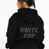 Projektant White Fox Bluet Tracksuit Dwa 2 -częściowe ubrania ubrania damskie