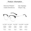 Sunglasses Frames Men Titanium Acetate Optic Glasses Frame Professional Custom Prescription Eyeglasses Big Size Myopia Hyperopia Reading