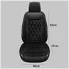 Car Seat Covers Ers 2Pcs Winter Set Heating 12V Driver Er Thermal Cushion Vehicle Heated Seats Drop Delivery Automobiles Motorcycles I Otiwr