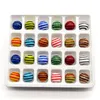 24PCS Creative Rare Glass Marbles Ball Game Pinball Bedroom Desk Aquarium Ornaments Garden Outdoor Decoration Accessories 16mm 240129