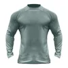 T-shirts voor heren Effen kleur Buiten Casual Ronde hals Lange mouw Sport Heren Pak lange man geschikt voor heren