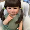 NPK 55CM Full Body Soft Silicone Reborn Baby Doll Raya Realistica Soft Touch Regali per bambole di alta qualità per bambini 240129