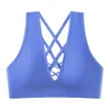 Lu Align Tanks Sexy Cross V-Ausschnitt Camisoles Sport-BHs Frauen Nahtlose Fitness-BH Tops Mode Schönheit Rücken Weste Unterwäsche Lemon LL Jogger Lu-08 2024