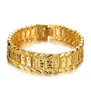 Bangle Bracelets For Women Men 18K Yellow Gold Real Filled Bracelet Solid Watch Chain Link 83inch Gold Charms Bracelets KKA18469766380