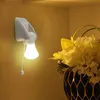 Veilleuses LED avec cordon de traction, lampe de placard, ampoule auto-adhésive pour éclairage de toilettes à domicile, à piles, YQ240207