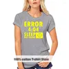 Erkek Tişörtleri Geek Programcı Gömlek Amerikan tarzı uyku bulunamadı tee o-boyun tişört