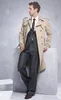 Trench Coat Men Classic Double Breasted Mens Long Coat Mens Clothing Long Jackets Coats British Style Overcoat S-6XL size 240122