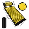 Acupressure Yoga Mat Kuznetsovs applikatorkudde sensi massagekroppsnålar med spikar kudde fotmassager fitness pilates 240127