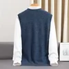 Arrival Spring Autumn 100% Pure Cashmere Cardigan Tank Top Men's Sweater Casual Solid Knitted Vest Plus Size S-3XL4XL5XL6XL240127