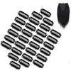 Hair Extension Clips 1.3 Inch Diy Head Accessories Wig Hairs Extensions Clip 6 Teeth 3.2Cm Black Beige Dark Light Brown Ship Drop De Dh6Nq