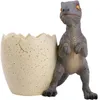 Dinosaur Pen Pencil Container Holder Desktop Storage Box Jar Figurine Ornamenti da scrivania Decorazioni per la casa Accessori decorativi 240129