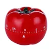 Minuterie de cuisson mécanique créative, ABS en forme de tomate, pour la cuisine domestique, outil de compte à rebours d'alarme de 60 Minutes, outils de compteur