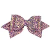 Hair Accessories Children's Bows Hairpins Leather Sequin Swallowtail Clips Seven-color Handmade Barrettes Girls Ties