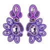 KPacTa Vintage Soutache Handmade Sales earrings for women Dangle Charms Accessories Bohemian Soutache Fashion Jewelry 240124