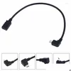 Cavi per computer Connettori S Micro USB 2.0 5 pin maschio a mini femmina connettore di estensione spina lunga 90 gradi verso il basso verso l'alto destra sinistra angolata Ot1Hf