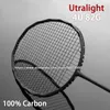 Carbon Fiber Badminton Rackets 4U Professional Offensive Type Rackets With Bags Strings 22-30LBS Racquet Speed Sports 240122