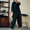 Överdimensionerad denim jumpsuit kostym kvinnor blå denim långärmad playsuits hög midja mode toppar casual outfit kvinnor 240130