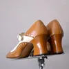 Elbise ayakkabıları moda yuvarlak ayak parmağı mary jane platform kadınlar yüksek topuklu toka kayış pompaları bayanlar patent deri boyutu 35-43 328