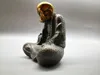 Decorative Figurines Tibetan Buddhism Temple Bronze Gilt Arhat Damo Bodhidharma Dharma Buddhas Statue