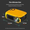 Portable Projector A2000 Home Theater 3D LED Smartphone TV Laser Beamer Mini Projector för Full HD 1080p Video Cinema 240131