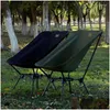 Camp Furniture Guideseries Outdoor Cam Moon Chair Tralight Aluminum Alloy Folding Fishing Backrest Portable Seat Picnic Bbq Drop Deliv Otrkc