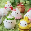 Molang 02 Rabbit Blind Box Toys Mystery Mistery Caja Misteriosa Caixa niespodzianka Kawaii Model Girls Prezent urodzinowy 240126