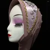 Roupas étnicas Hijab Mulheres Muçulmanas Xaile Lenço Grátis Luxo Chiffon Cachecol Malásia Oração Kufi Islam Arábia Saudita Paquistão