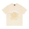 T-shirty SP5DER SPIDER Web Foam Drukuj American Street Fashion Mash