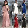 Vêtements ethniques Mubarak islamique Abayas pour femmes femme Ramadan Eid Dubaï Turquie musulmane chemise longue robe bouton solide