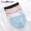 Damesslipje ZIJDE Dames Sexy Natuurlijk hipster Beriefs Naadloos ondergoed Lingerie Culotte ROZE