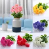 Decorative Flowers Simulated Chrysanthemum Flower Bouquet The Cemetery Wedding Festival Layout Home Arrangement Decoration