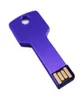 Anpassad graverad logotyp 50st 8GB Metal Key USB Drive Memory Flash Pendrive Stick7148407