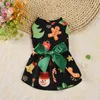 Vêtements de chien de Noël Bow Robe Festival Up Jupe Pet Chiot Princesse Robes pour Chihuahua Pug Yorkie Vêtements