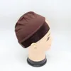 Lace wig cap with velvet headband around for cancel patients comfortable and elastic caps 240118