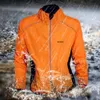 Wolfbike Rower Kurtka Winter Men Windbreaker wodociągowy Rower odblaskowy Rower Long Rleeve Płaszcz Obrania rowerowe 240129