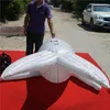 wholesale 6mL (20ft) White Inflatable Balloon Whale With Strip and Blower For Nightclub Ceiling Show Decoration