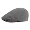 Ball Caps Men Berets Solid Color Hats Sboy For Male Retro Cotton Polyester 55-59cm Multiple Colour Peaky Blinders BL0079