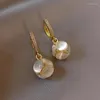 Boucles d'oreilles pendantes de luxe en Zircon pour femmes, mode coréenne, strass opale, fleur géométrique, bijoux inhabituels pour filles