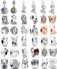 Leopard Lion Unicorn Koala Silver Color Zircon Cartoon Animals Pärlor Passar Original Charms Armband Women Jewelry Gift4077353