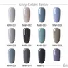 Nail Gel Belen 7Ml Gray Black White Color Polish Uv Led Lamp Semi Permanent Soak Off Hybrid Varnish Diy Art Lacquer Drop Delivery Heal Otqhw