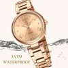 NAVIFORCE montres pour femmes Bracelet en acier inoxydable étanche dames montres de luxe mode Quartz horloge Relogio Feminino 240131