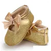 Babyschoenen Baby Gouden Prinses Schoenen Comfortabele Zachte Baby Kinderen Meisje Enige Wieg Peuter Geboren Sandalen Drop Delivery Moederschap Ot5Yt