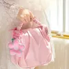 Sacs à cosmétiques plissés, sac de maquillage nuage mignon, Floral coréen INS mode étui à cosmétiques cintre pochette de toilette Portable