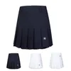 Korean Women's Golf Clothing Short Skirt Gentle and Fashionable All-match Brushed Pleated Skirt Lining Shorts 240122