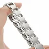 Bracelet magnétique en germanium de santé en acier titane, acier inoxydable