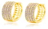 iced out mini hoop earrings for men women hip hop l mens bling diamond huggie ear stud earring gold silver couple jewelry gift2463976