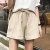 Damskie spodenki 8 kolorów kobiet w stylu swobodne sportowe elastyczne talia Summer All-Match Streetwear Korean Style Dail Estetyka
