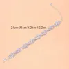 Anklets New Rhinestone Evil Eye Anklet Bracelet for Women Crystal Anklet Boho Leg Irregular Statement Foot Chain Sandal Ankle Jewellery YQ240208