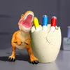 Dinosaurus Pen Potlood Container Houder Desktop Opbergdoos Pot Beeldjes Bureau Ornamenten Home Decor Decoratie Accessoires 240129